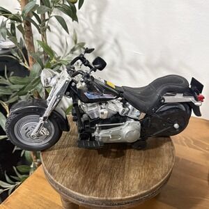 VTG Harley-Davidson Fat Boy Motorcycle Classic Cruiser Battery Operate 12" WORKS
